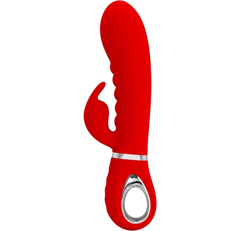 PRETTY LOVE - VIBRADOR MULTIFUNCIONAL PRESCOTT PARA PONTO G VERMELHO