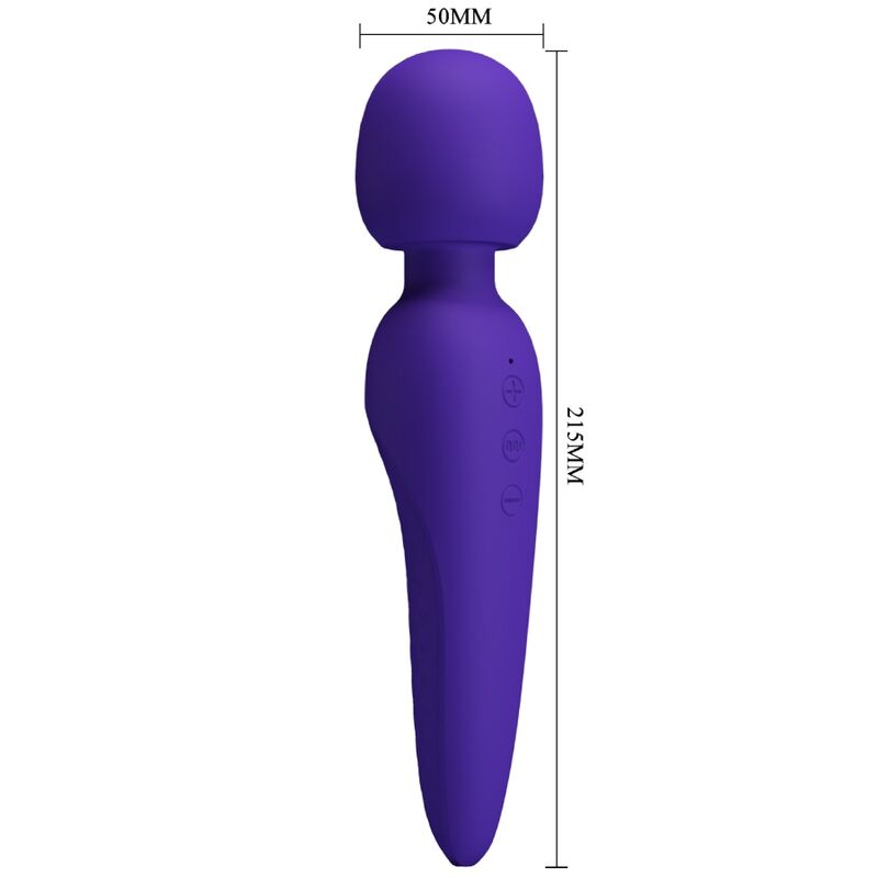 PRETTY LOVE - MASSAGEADOR MEREDITH 12 MODOS DE VIBRAÇÃO ROXO