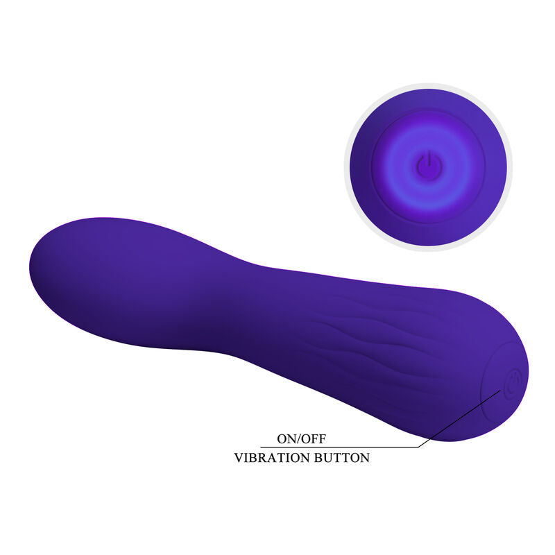 PRETTY LOVE - VIBRADOR RECARREGÁVEL FAUN ROXO