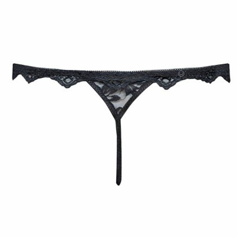 LIVCO CORSETTI FASHION - BELITA LC 90231 SUJETADOR + BRAGUITA + LIGUERO NEGRO L/XL