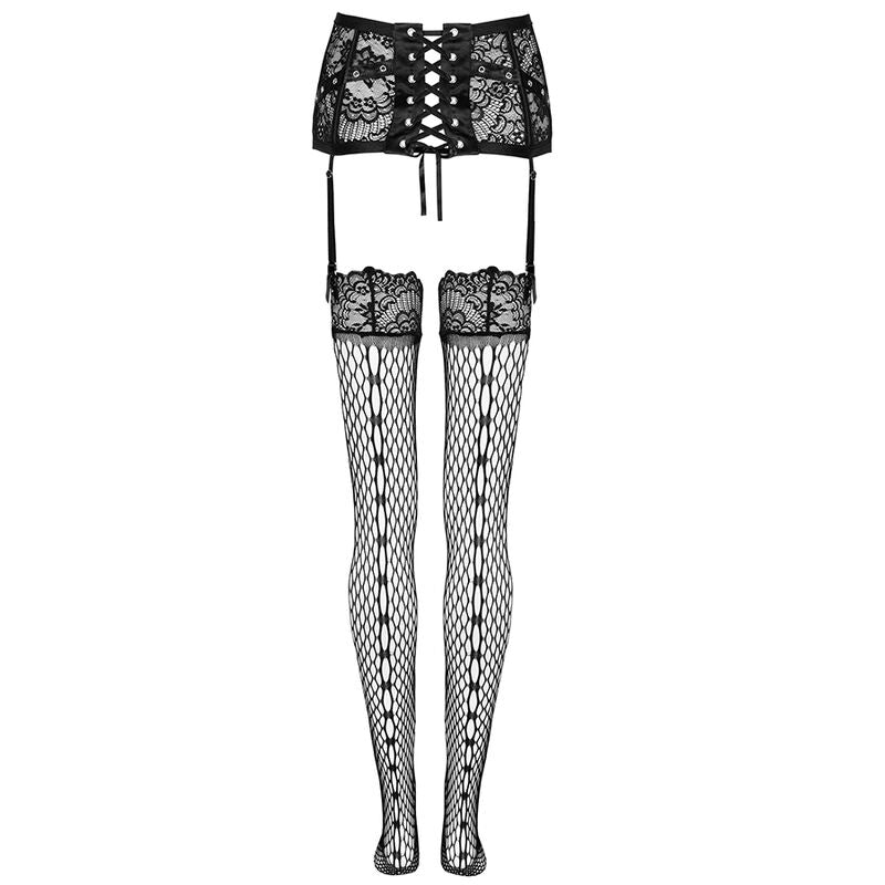 LIVCO CORSETTI FASHION - LIGUERO + MEDIAS NEGRO L/XL