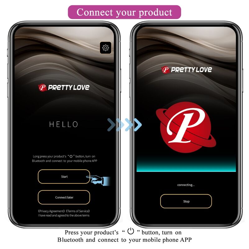PRETTY LOVE - VIBRADOR CATALINA APP CONTROLE REMOTO ROXO