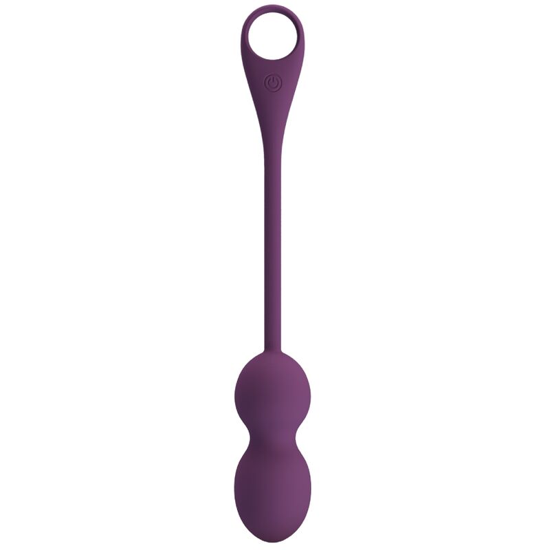 PRETTY LOVE - CONTROLE REMOTO DO APLICATIVO ELVIRA KEGEL BALLS ROXO