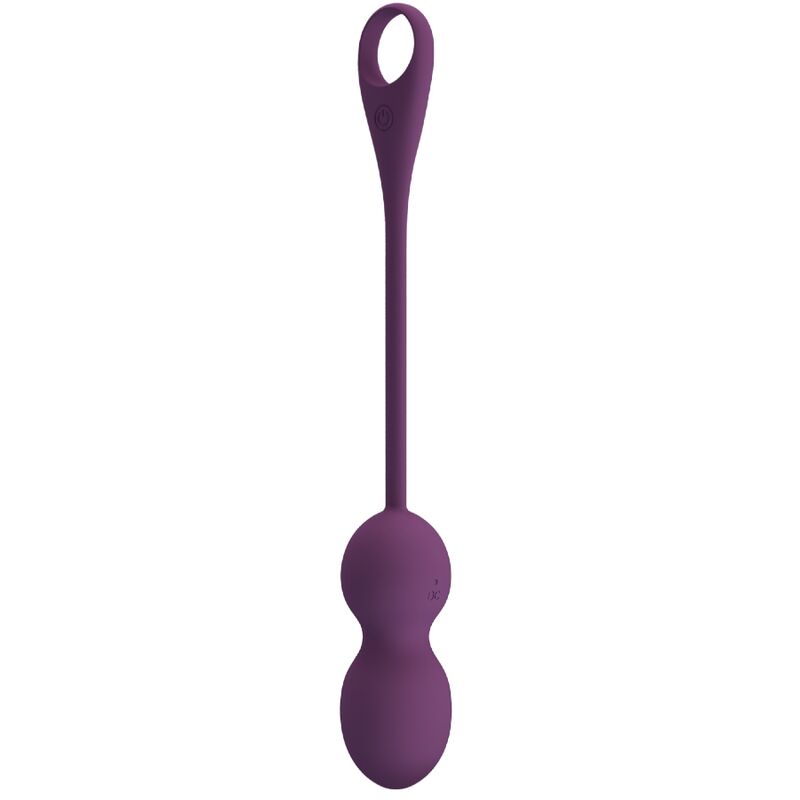 PRETTY LOVE - CONTROLE REMOTO DO APLICATIVO ELVIRA KEGEL BALLS ROXO
