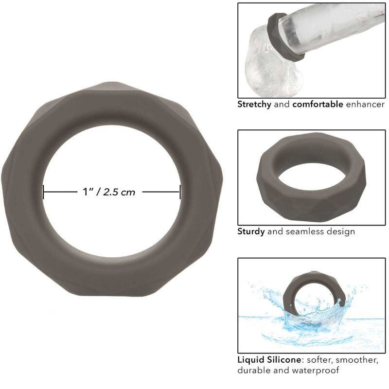CALEXOTICS - ANILLO PRISMÁTICO ALPHA PROLONG GRIS