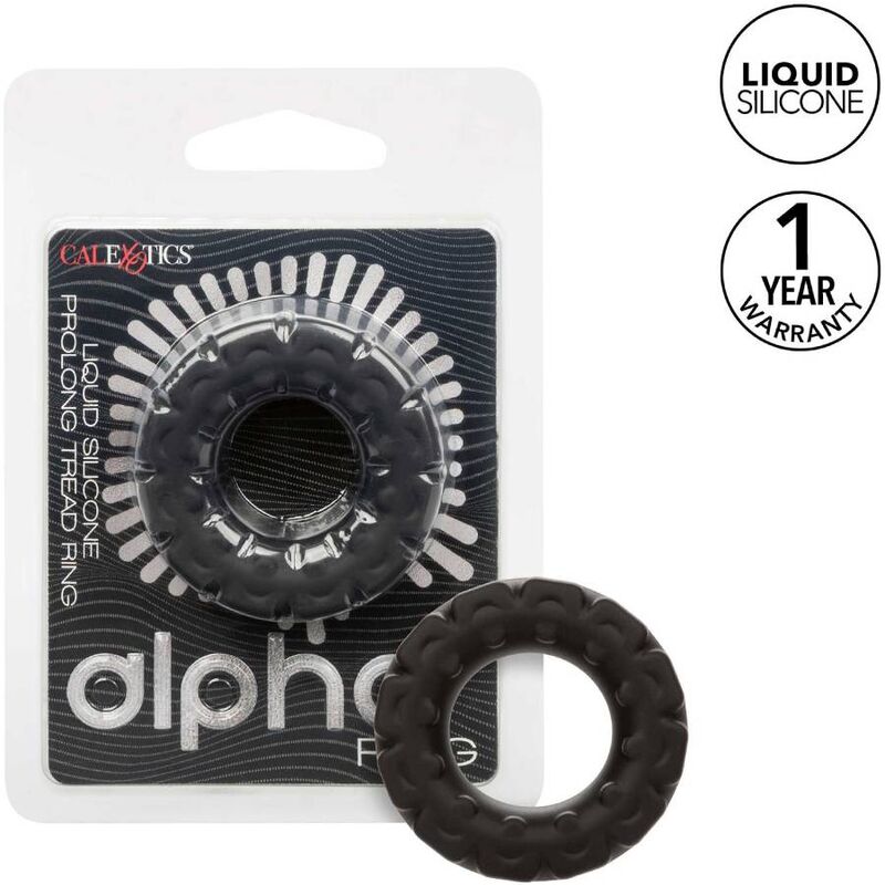 CALEXOTICS - Anel de piso Alpha Prolong Preto