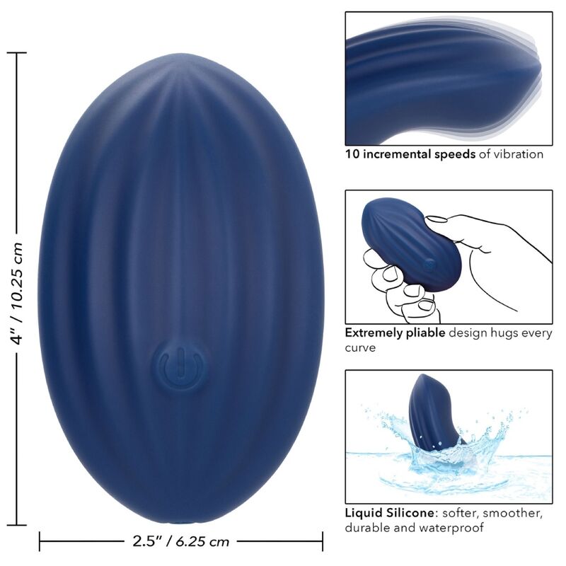 CALEXOTICS - TERCIOPELO DE CACHEMIRA AZUL CURVO