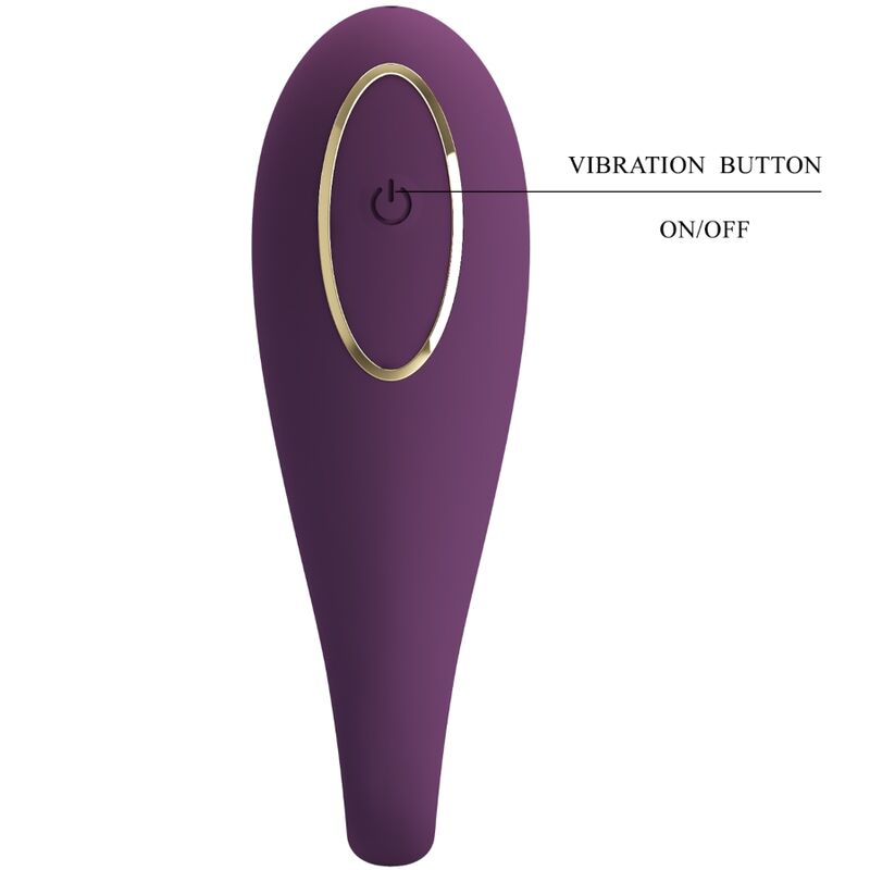 PRETTY LOVE - VIBRADOR GLOBAL DUPLO PRAZER AUGUST REMOTE