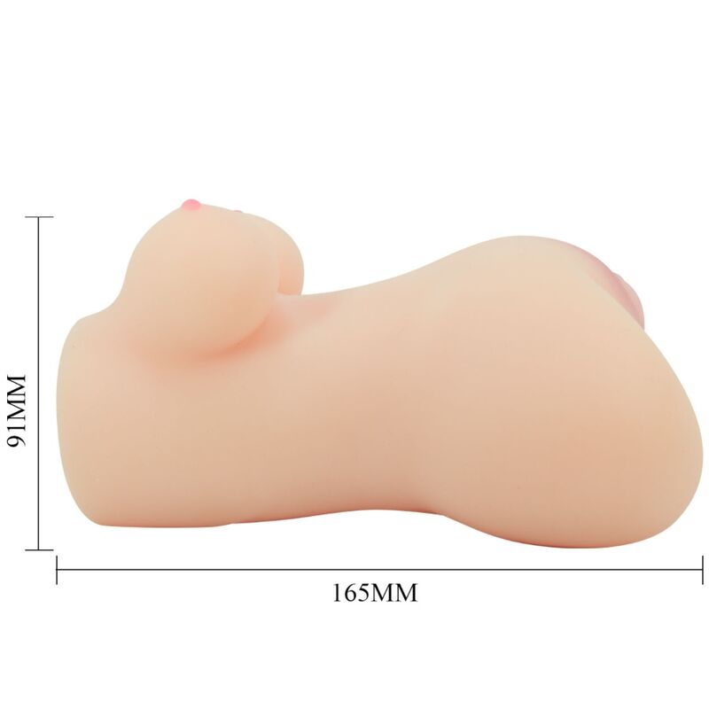 CRAZY BULL - VIBRADOR REALISTA DE VAGINA E ÂNUS HANNAH
