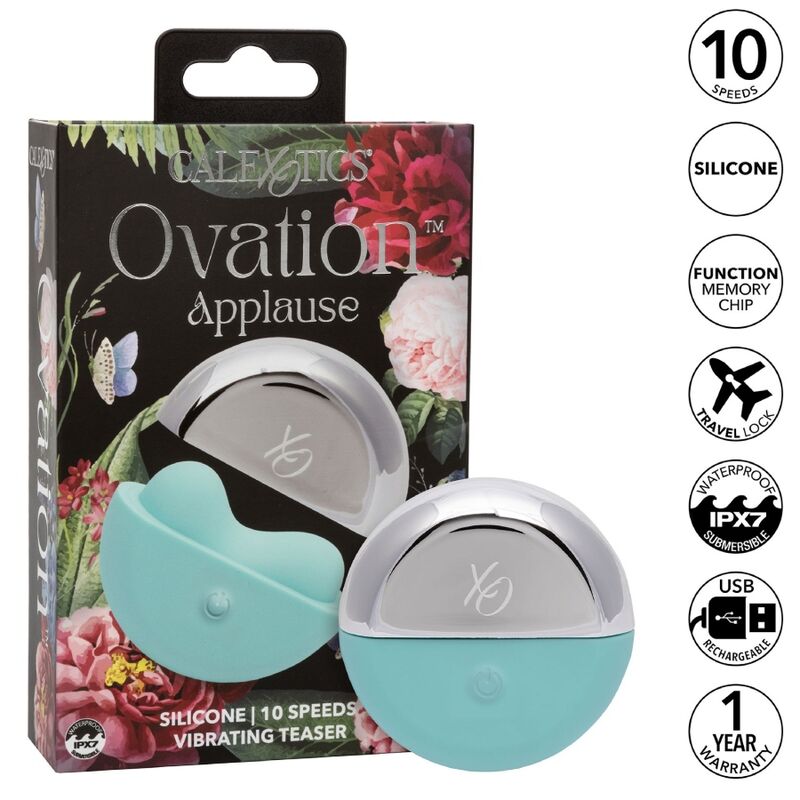CALEXOTICS - ESTIMULADOR DE APLAUSOS OVATION VERDE AGUA