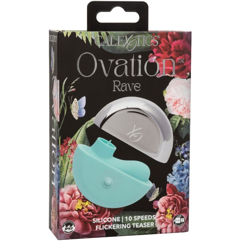 CALEXOTICS - ESTIMULADOR OVATION RAVE VERDE AGUA