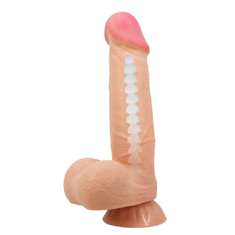 PRETTY LOVE - SÉRIE SKIN DESLIZANTE DILDO REALISTA COM VENTOSA DESLIZANTE 21,8 CM