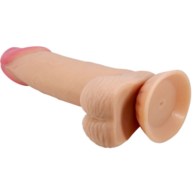 PRETTY LOVE - SÉRIE PELE DESLIZANTE DILDO REALISTA COM VENTOSA DESLIZANTE 19,4 CM