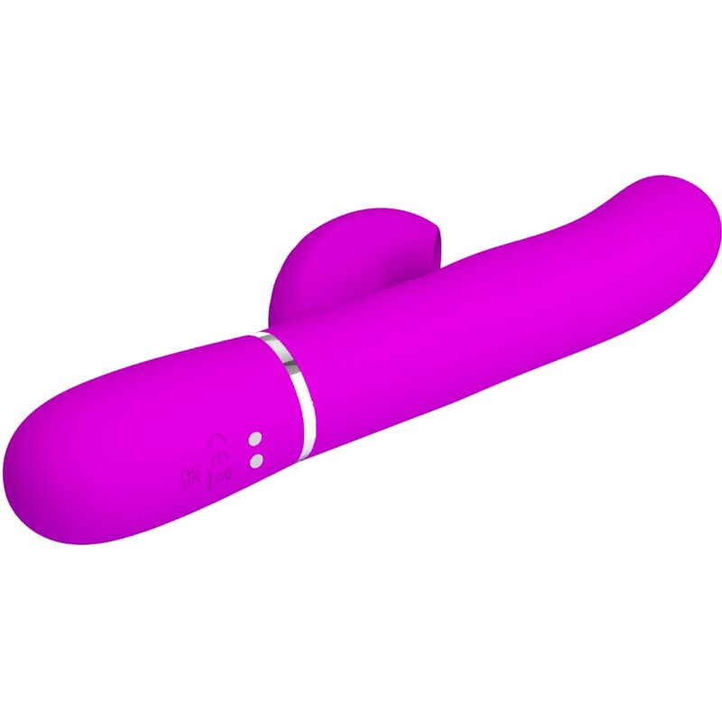 PRETTY LOVE - VIBRADOR MULTIFUNCIÓN 3 EN 1 PUNTO G PERLITA VIOLETA