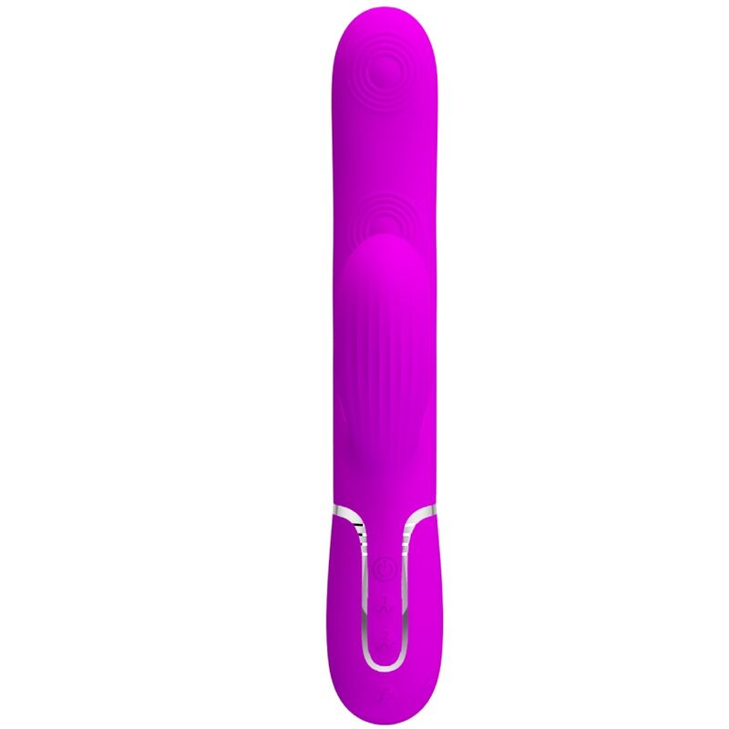 PRETTY LOVE - VIBRADOR MULTIFUNCIÓN 3 EN 1 PUNTO G PERLITA VIOLETA