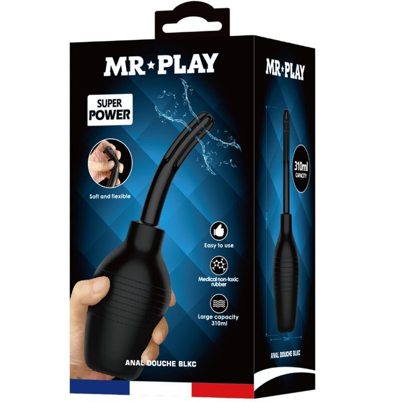 MR PLAY - DUCHA ANAL PRETA SUPER POWER PRETA