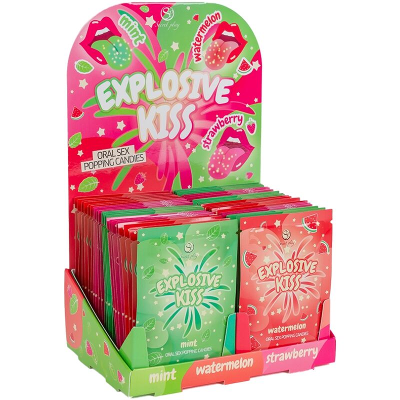 SECRET PLAY - EXPOSITOR DE CARAMELOS EXPLOSIVOS (48 UNIDADES)
