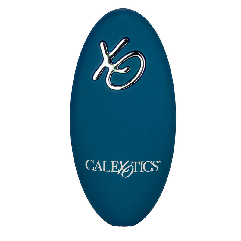 CALEXOTICS - MASAJEADOR DE JINETE DOBLE MOTOR CONTROL REMOTO AZUL