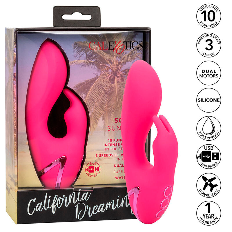 CALEXOTICS - SO. CAL SUNSHINE VIBRADOR RABBIT FÚCSIA DA CALIFORNIA DREAMING
