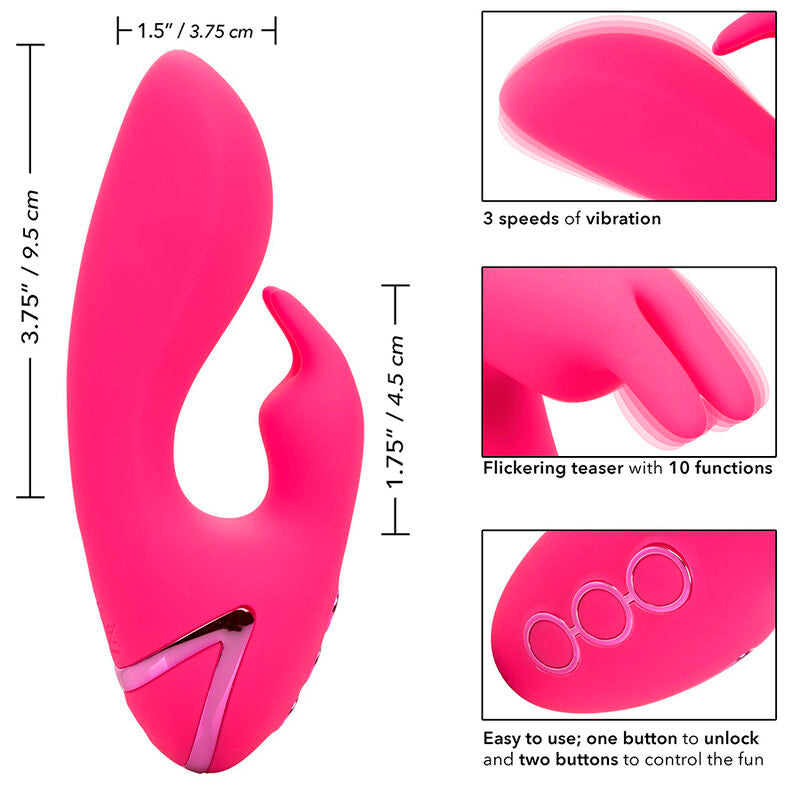 CALEXOTICS - SO. CAL SUNSHINE VIBRADOR RABBIT FÚCSIA DA CALIFORNIA DREAMING