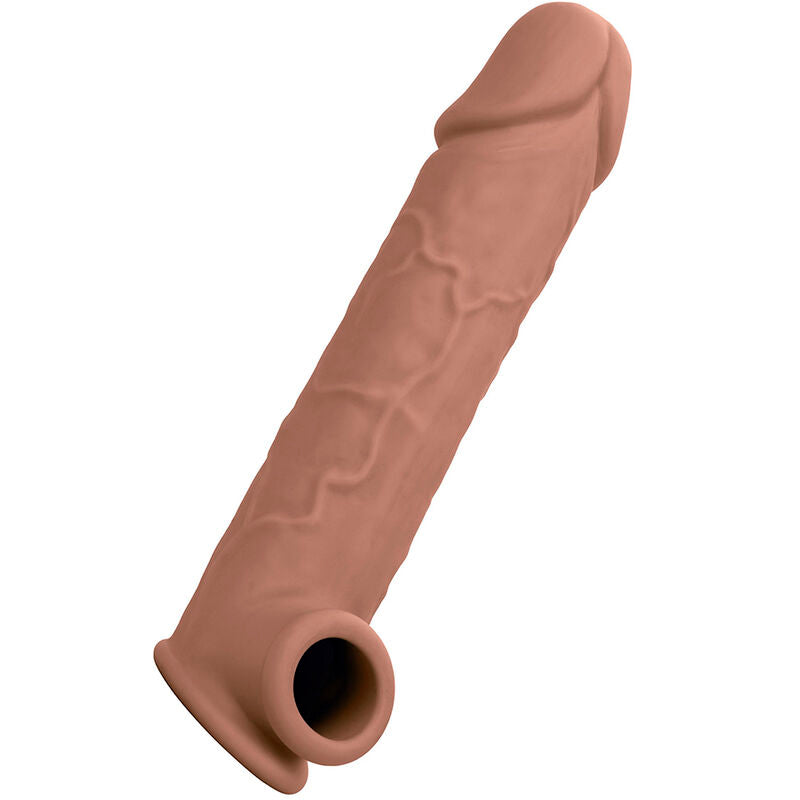 CALEXOTICS - PERFORMANCE MAXX EXTENSÃO REALISTA 8 PELE MARROM