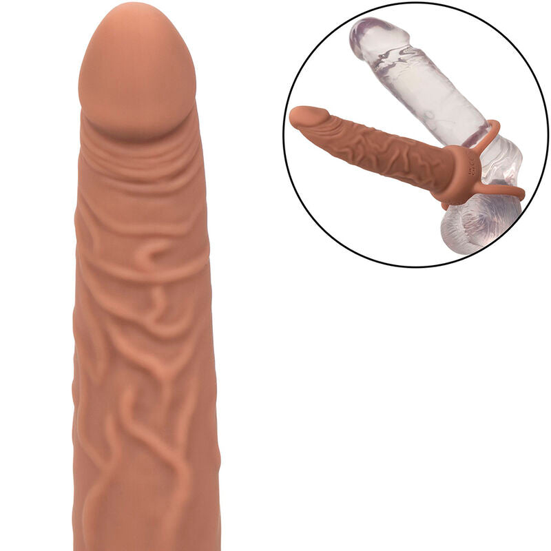 CALEXOTICS - PERFORMANCE MAXX RECARGABLE DOBLE PENETRADOR PIEL MARRÓN