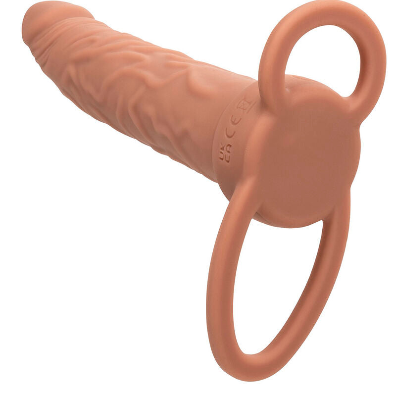 CALEXOTICS - PERFORMANCE MAXX RECARGABLE DOBLE PENETRADOR PIEL MARRÓN