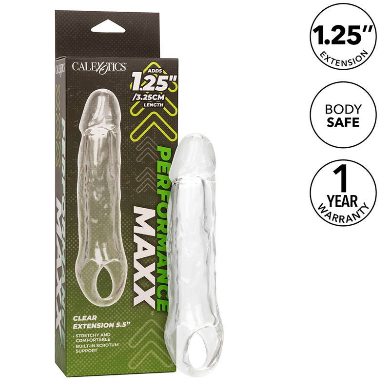CALEXOTICS - PERFORMANCE MAXX CLEAR EXTENSÃO 5,5 TRANSPARENTE
