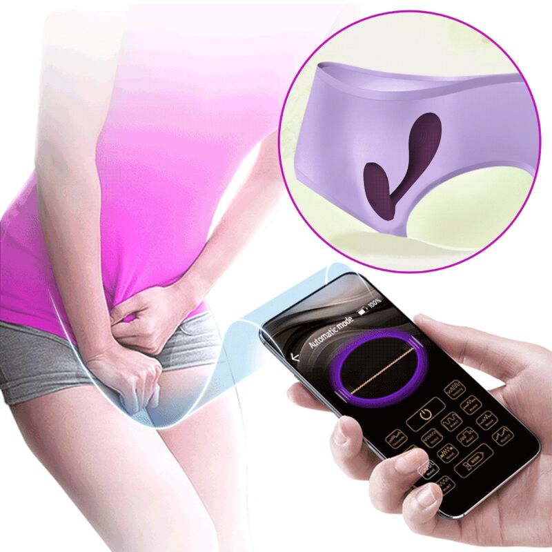PRETTY LOVE - BAIRD G-SPOT 12 VIBRAÇÕES RECARREGÁVEIS LILA APP