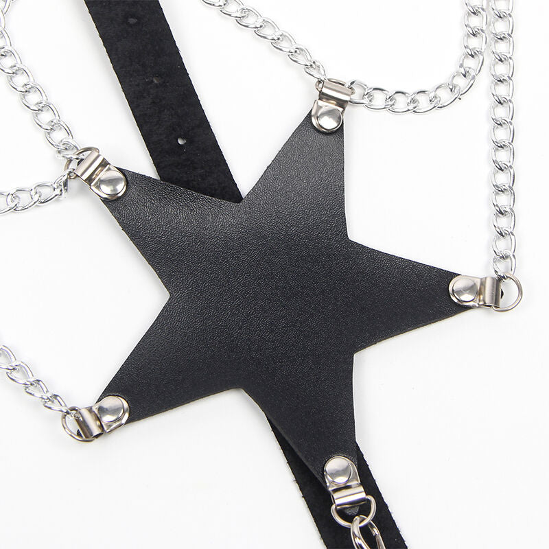 SUBBLIME - ARNÉS DE CUERPO COMPLETO CON DETALLE DE CADENA DE ESTRELLA TALLA ÚNICA