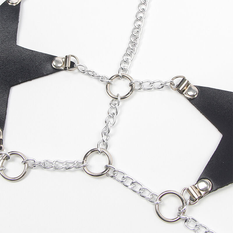 SUBBLIME - ARNÉS DE CUERPO COMPLETO CON DETALLE DE CADENA DE ESTRELLA TALLA ÚNICA