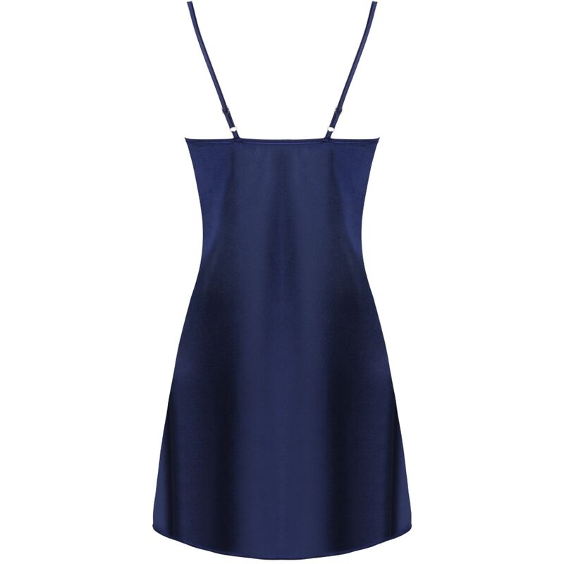LIVCO CORSETTI FASHION - JACQUELINE LC 90249 ROUPÃO + CAMISA + CALCINHA AZUL MARINHO G/GG