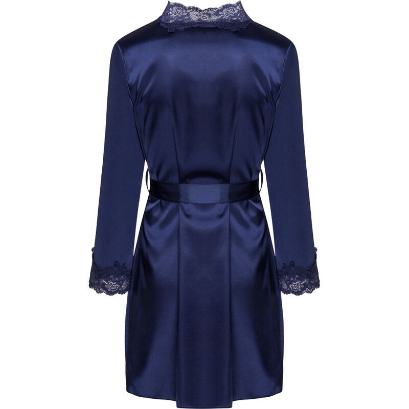 LIVCO CORSETTI FASHION - JACQUELINE LC 90249 ROUPÃO + CAMISA + CALCINHA AZUL MARINHO G/GG