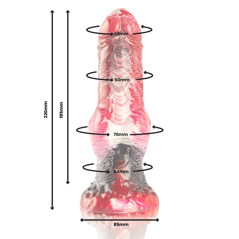 ÉPICO - DILDO HELIOS COM TESTÍCULOS CALOR E ÊXTASE