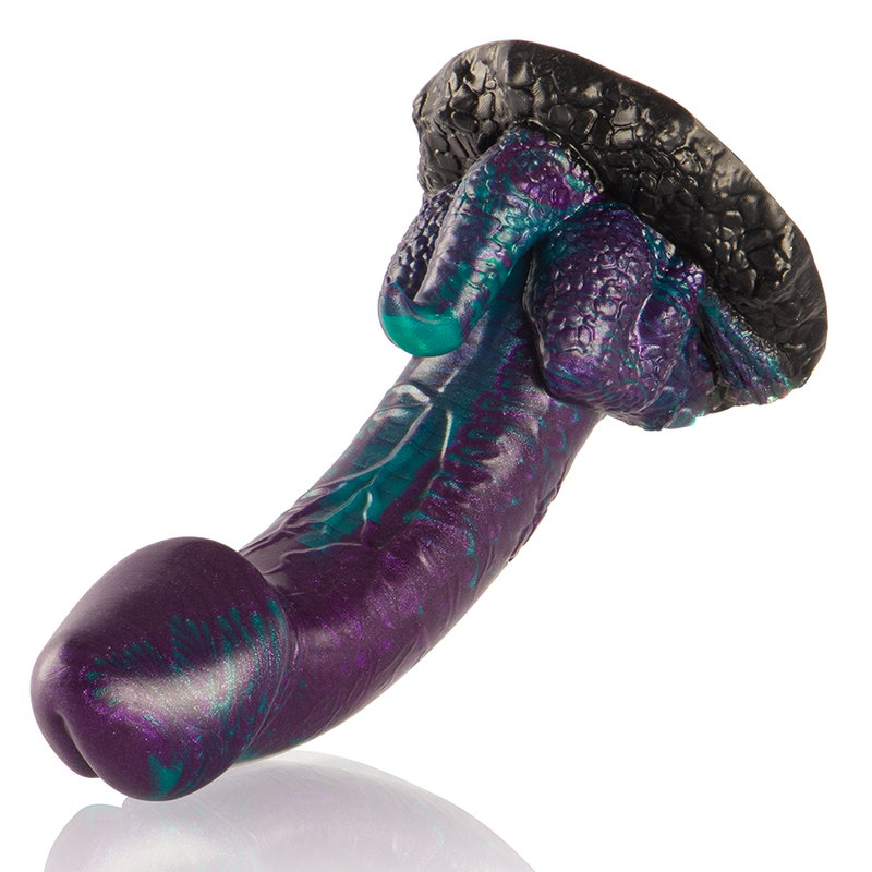 ÉPICO - DILDO BASILISK DUPLO ESCAMAS PRAZER TAMANHO PEQUENO
