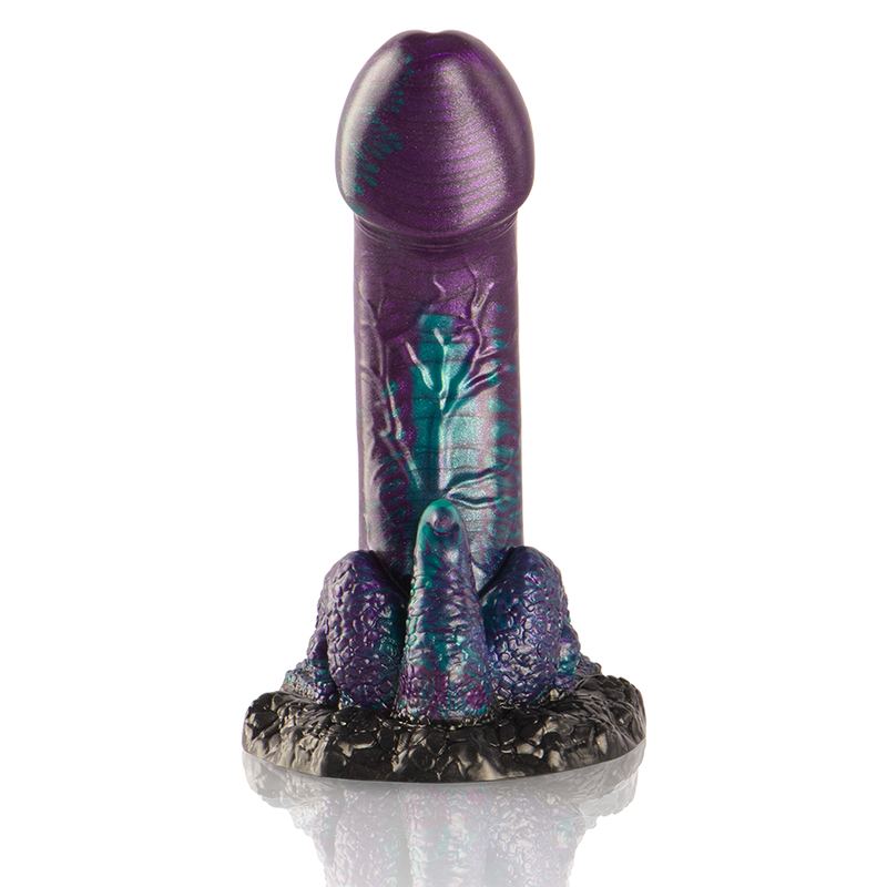 ÉPICO - DILDO BASILISK DUPLO ESCAMAS PRAZER TAMANHO PEQUENO