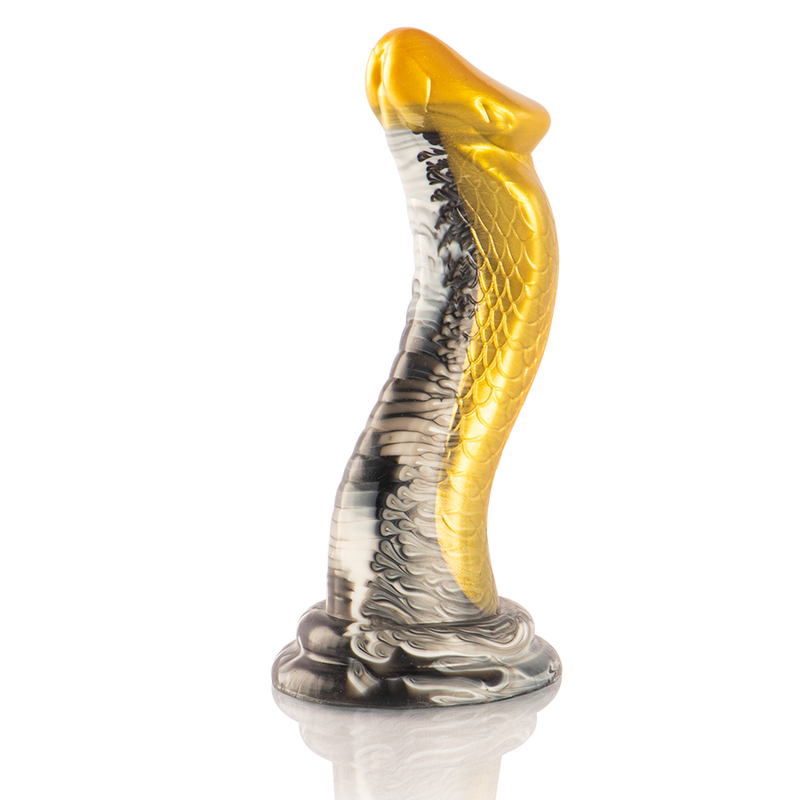 ÉPICO - DILDO DRAKON COBRA AMARELA