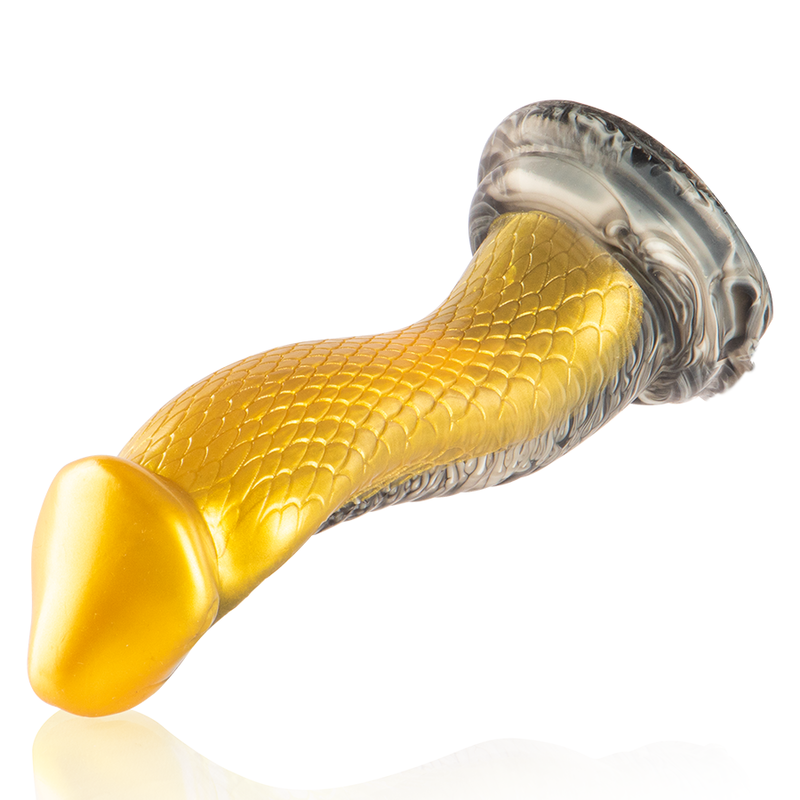 ÉPICO - DILDO DRAKON COBRA AMARELA