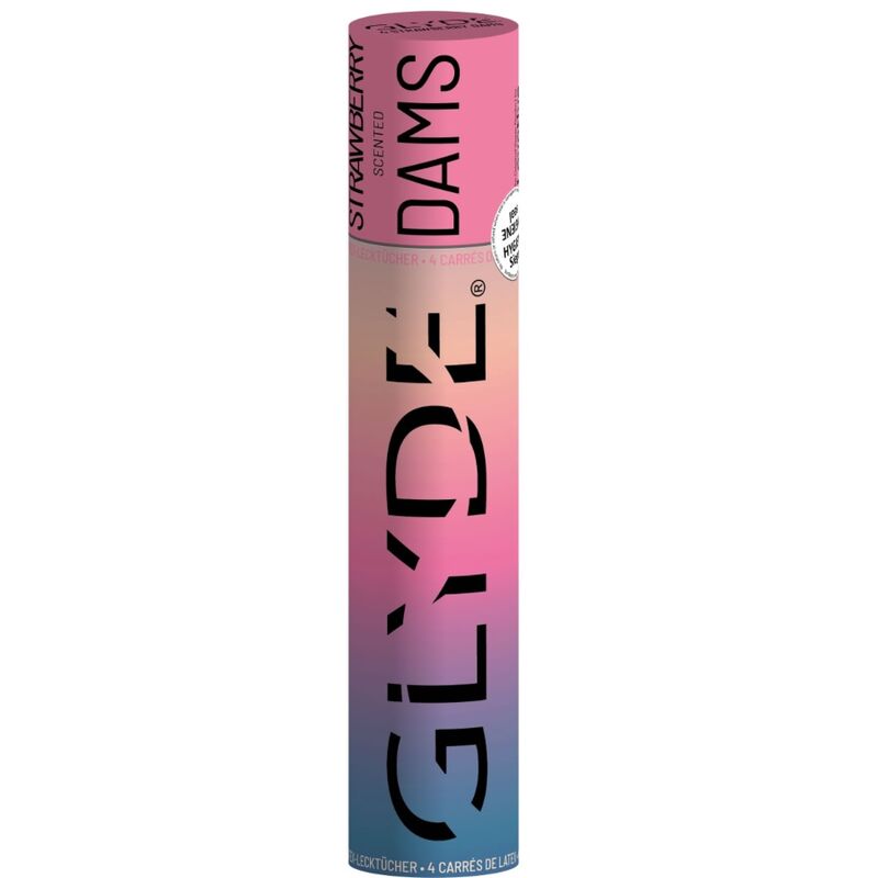 SHEER GLYDE - DAMS LÁMINAS DE LÁTEX SEXO ORAL FRESA