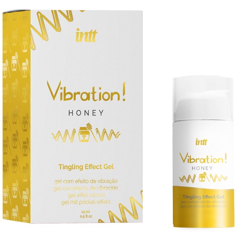 INTT - GEL VIBRADOR LÍQUIDO DE MEL ESTIMULANTE ÍNTIMO PODEROSO 15 ML
