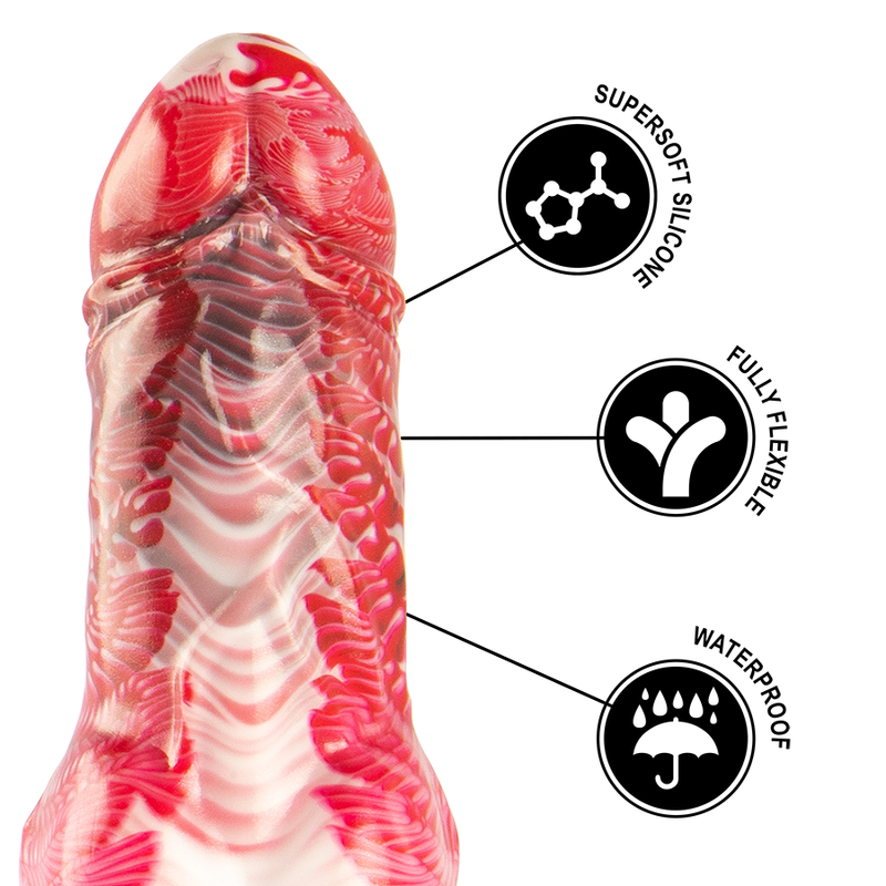 ÉPICO - DILDO HELIOS COM TESTÍCULOS CALOR E ÊXTASE