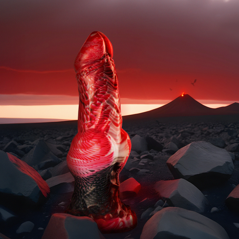 ÉPICO - DILDO HELIOS COM TESTÍCULOS CALOR E ÊXTASE