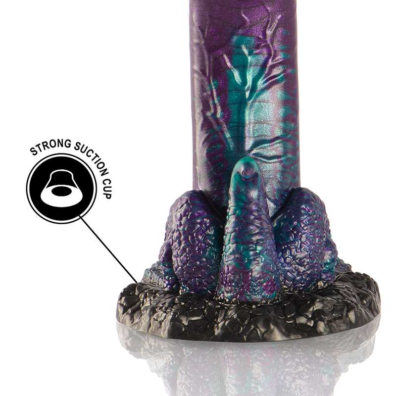 ÉPICO - DILDO BASILISK DUPLO ESCAMAS PRAZER TAMANHO PEQUENO