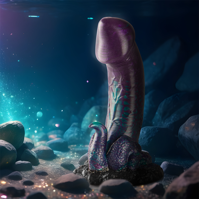 ÉPICO - DILDO BASILISK DUPLO ESCAMAS PRAZER TAMANHO PEQUENO