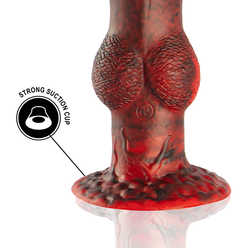 EPIC - PROMETHEUS DILDO TITAN IN FLAMES CONTROLE REMOTO RECARREGÁVEL