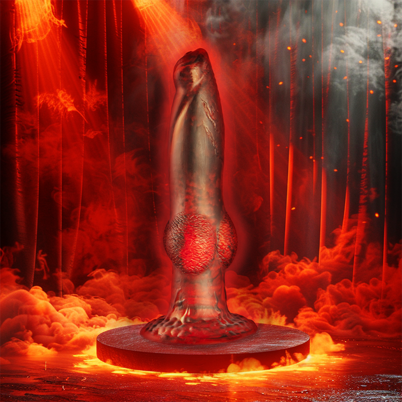 EPIC - PROMETHEUS DILDO TITAN IN FLAMES CONTROLE REMOTO RECARREGÁVEL