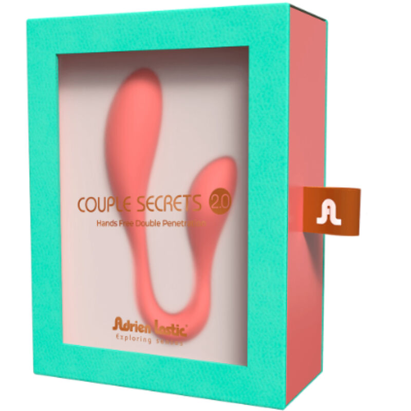 ADRIEN LASTIC - COUPLE SECRETS II DOBLE ESTIMULACIÓN ROSA + APP GRATIS