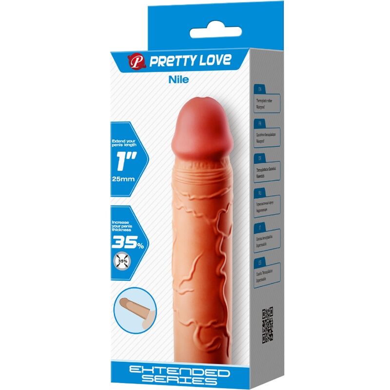 PRETTY LOVE - EXTENSOR DE PÊNIS NILO COBRE CARNE