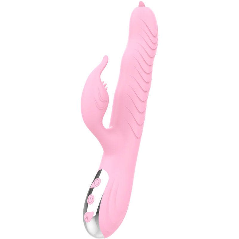 ARMONY - MARCIA VIBRADOR Y DOBLE LENGUA EMPUJANTE EFECTO CALOR ROSA