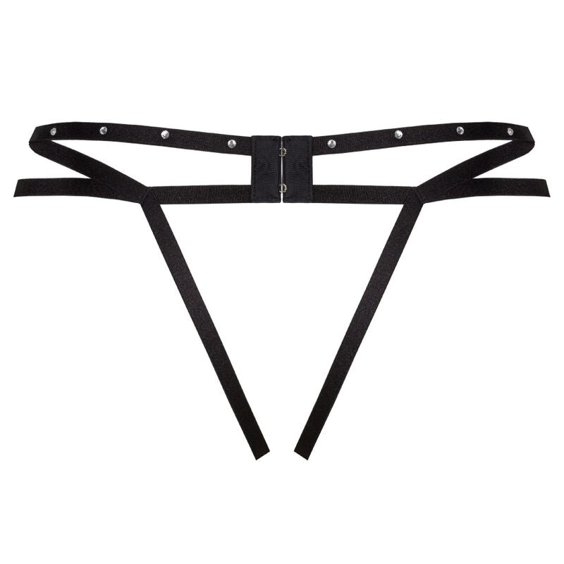LIVCO CORSETTI FASHION - TANGA NOMADE SEM FUNDO PRETA